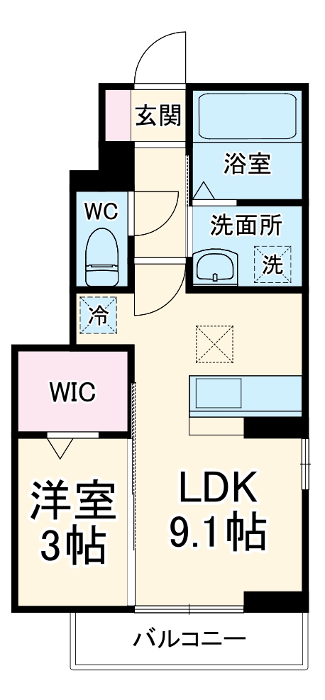 コーポTMTの間取り