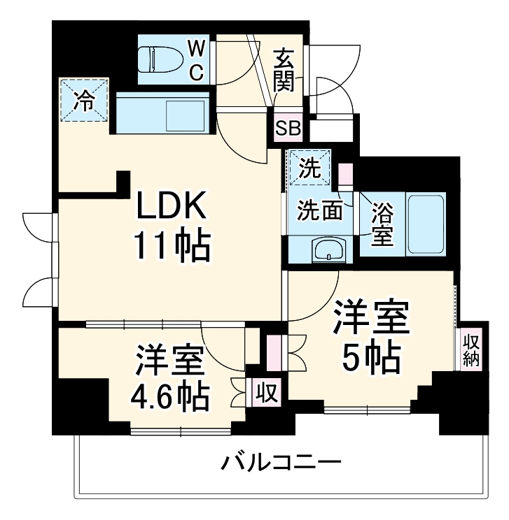 ザ・パークハウス松戸本町の間取り