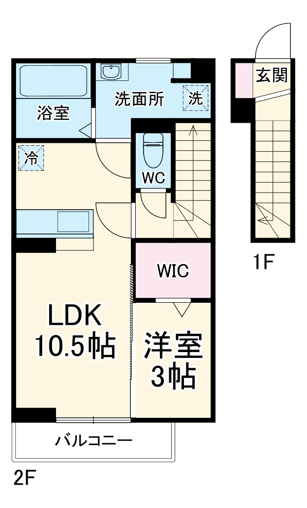 コーポTMTの間取り