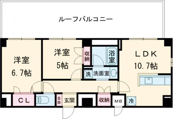 サンジョイアゼロの間取り