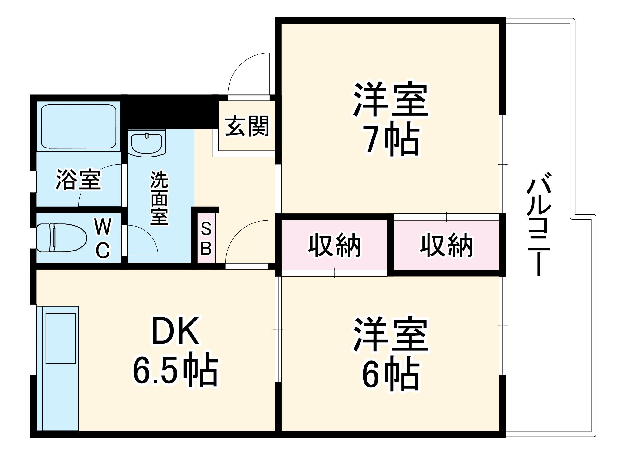 梶ヶ谷メリアの間取り