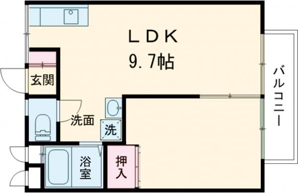 松下ハイツの間取り