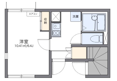 レオネクストRosettaの間取り