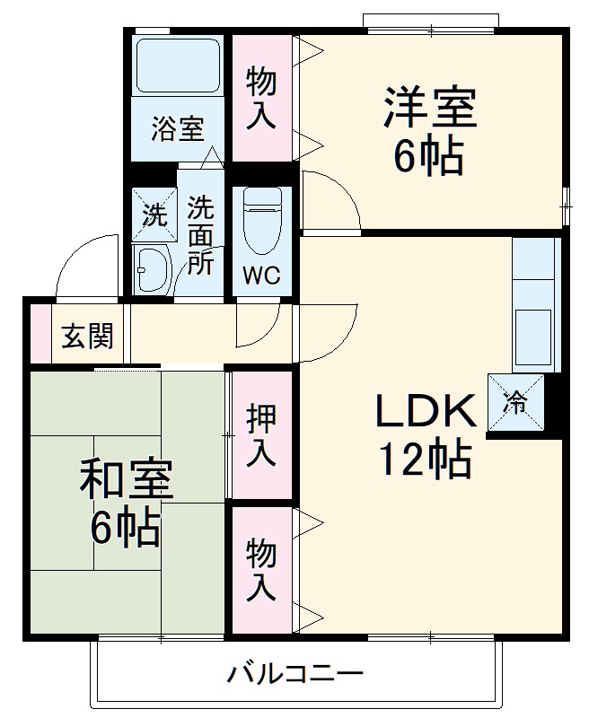セジュールアネシス Iの間取り