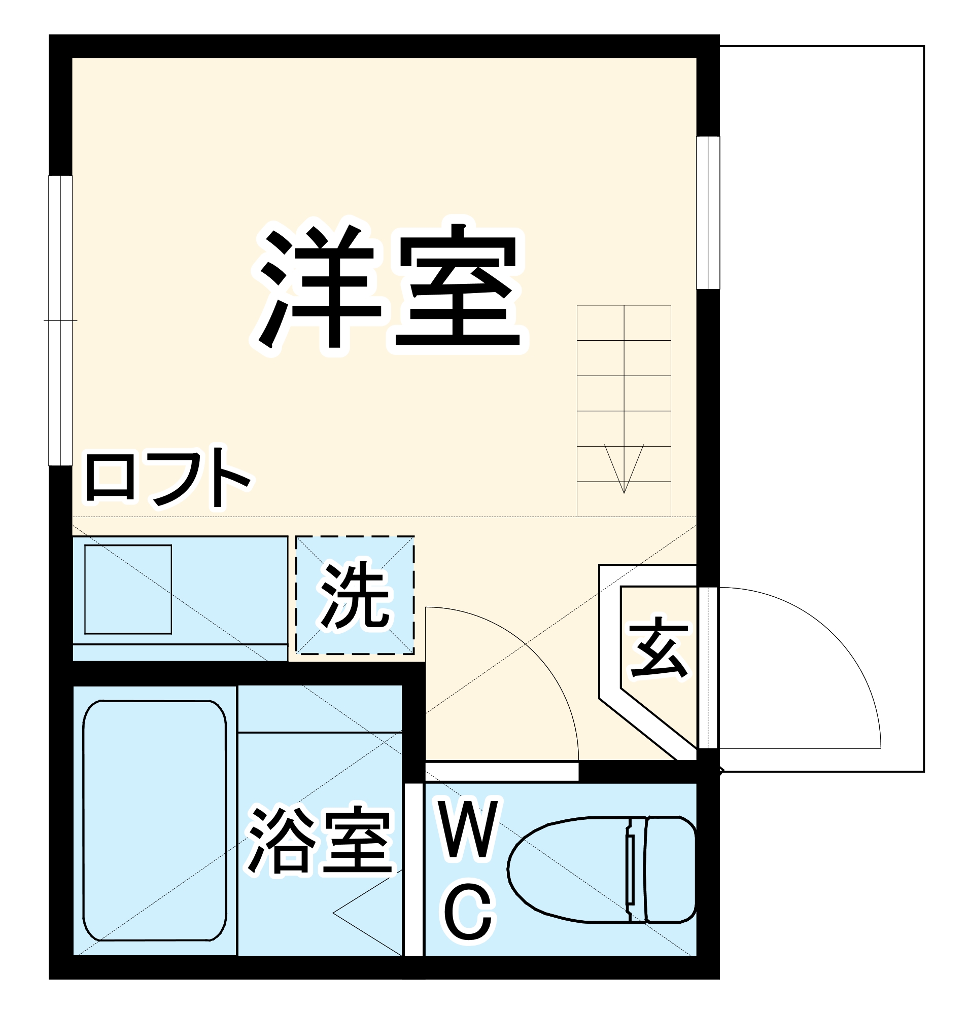 ユナイトファーストブランチ金沢の間取り