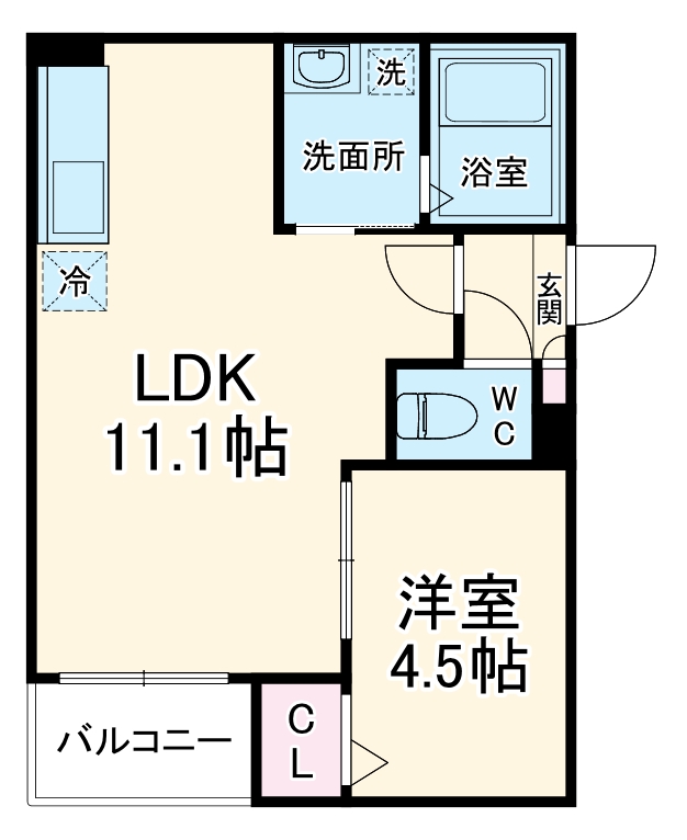 Jack takayokosukaⅠの間取り