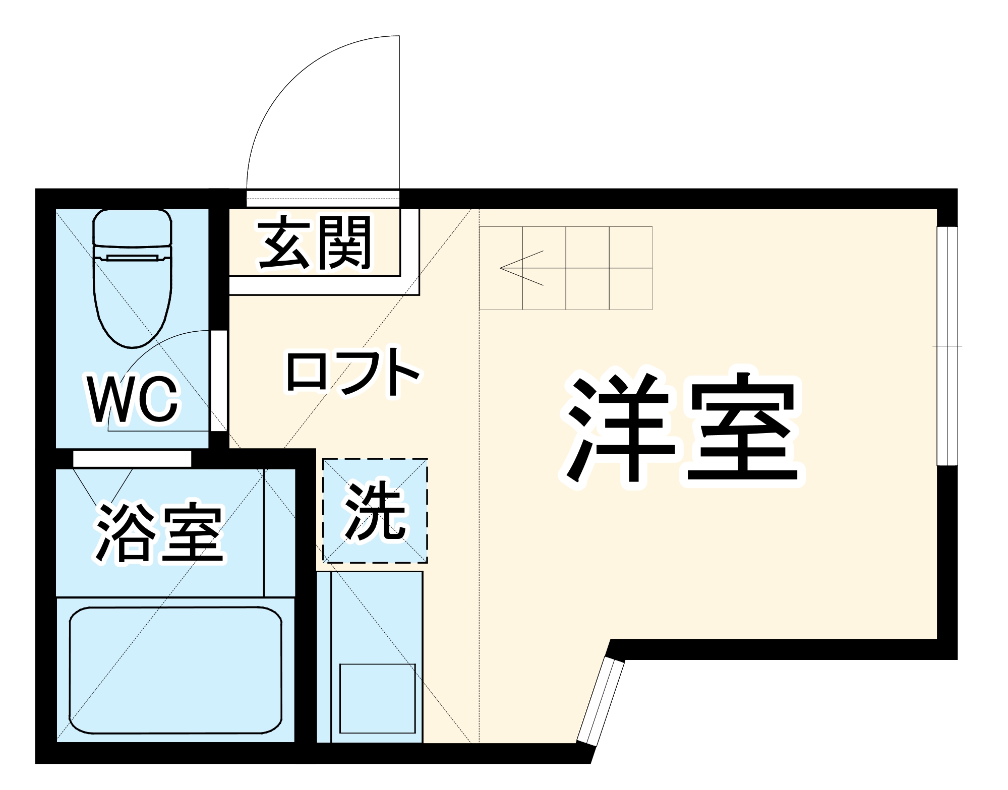 ユナイトファーストブランチ金沢の間取り