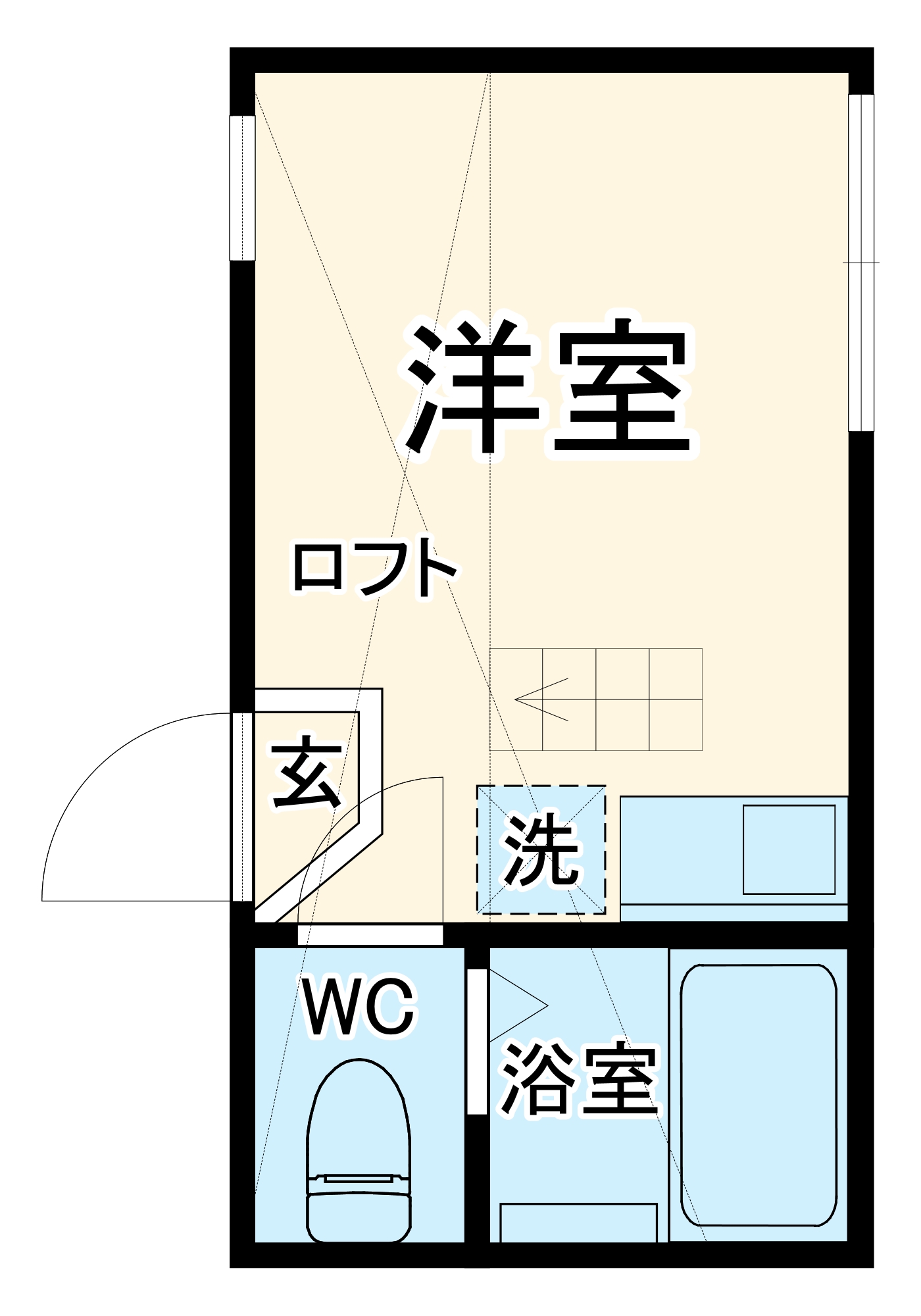 ユナイトファーストブランチ金沢の間取り