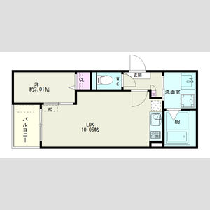 Jack komeiⅡの間取り