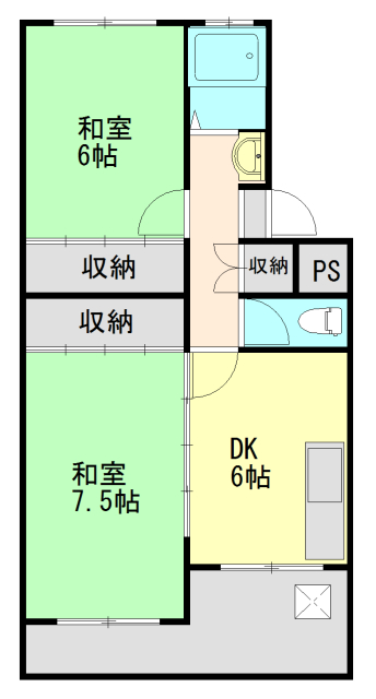 アシスト沼津マンションの間取り