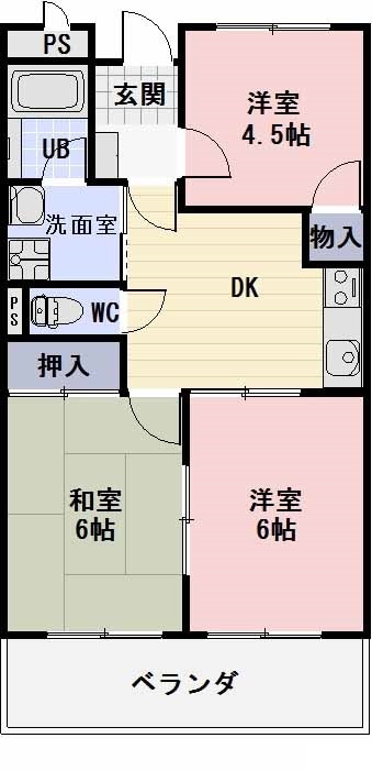 Limpiaハッピーの間取り