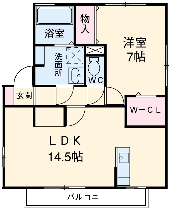 アヴェクアンシエンの間取り