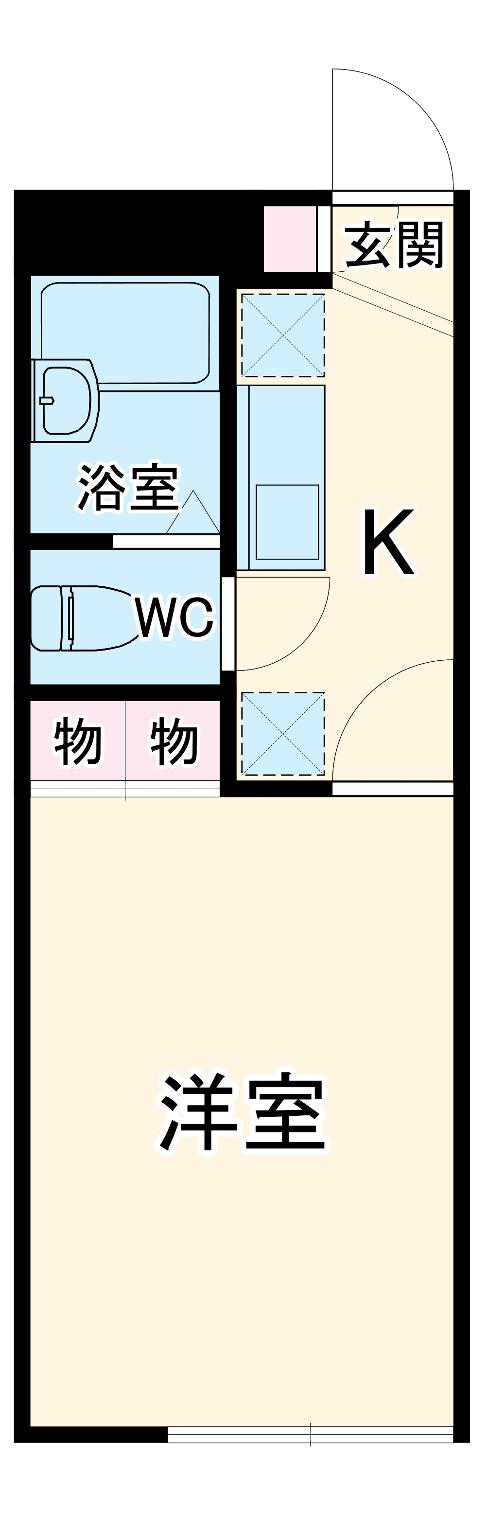 レオパレスSAKURAの間取り