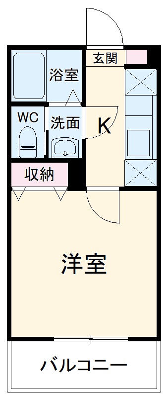 Raffine芝の間取り