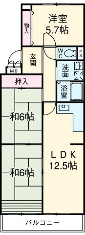 シティ・ライフ島田の間取り