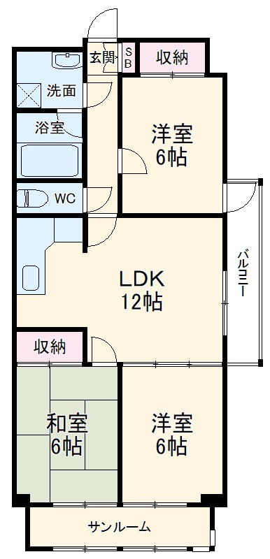 ルミエール覚王山第3の間取り
