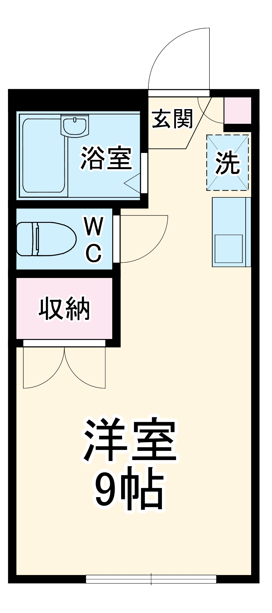 レオパレスシャルムの間取り