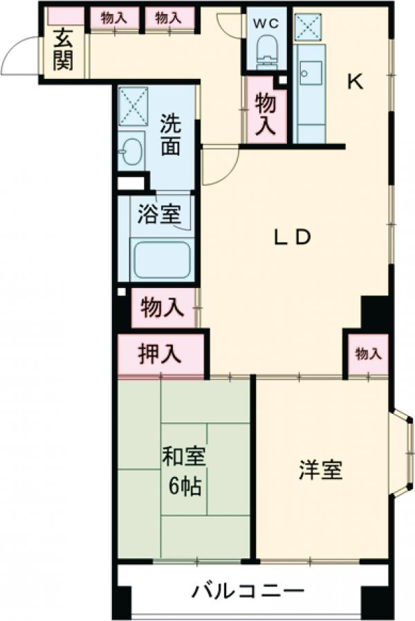 ルミナスはなみずきの間取り