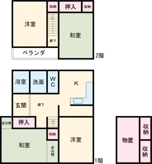 高崎邸箕郷町戸建ての間取り