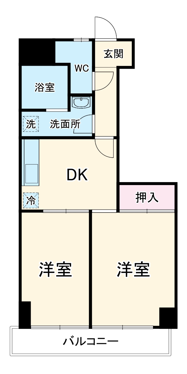 エスポワール中山の間取り