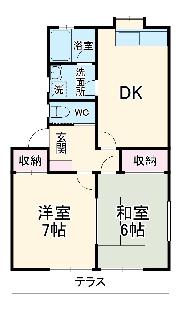 グランデール湘南の間取り