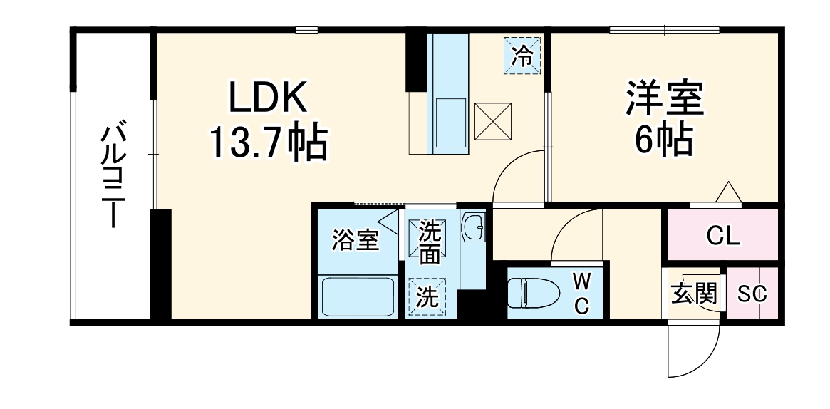 Bleu Lapinの間取り