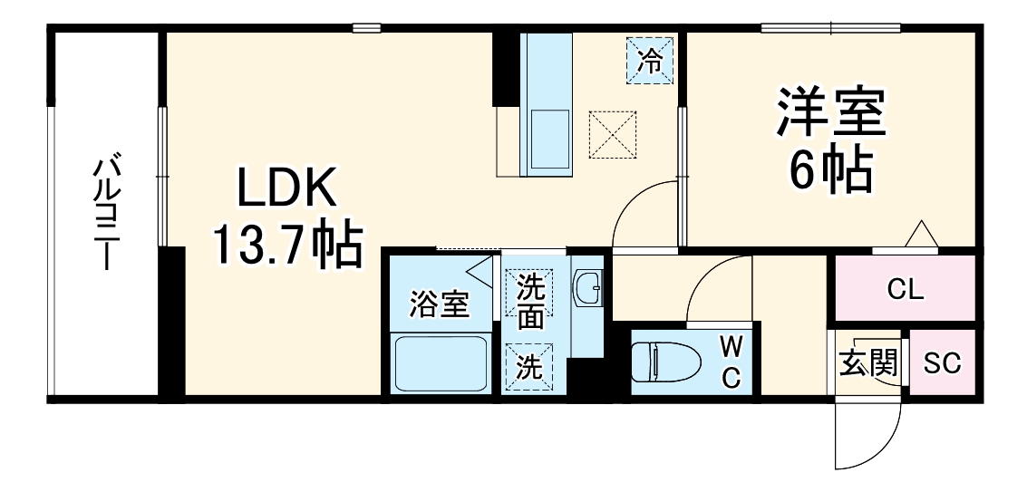 Bleu Lapinの間取り