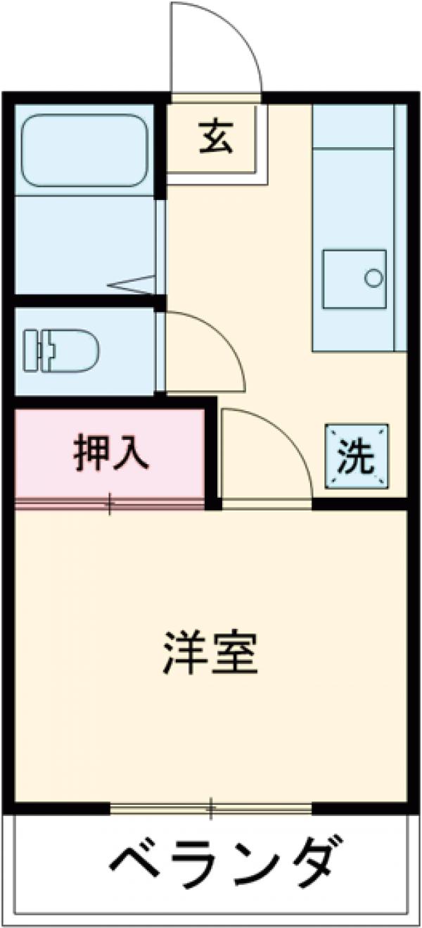 ムラサキハイツB棟の間取り