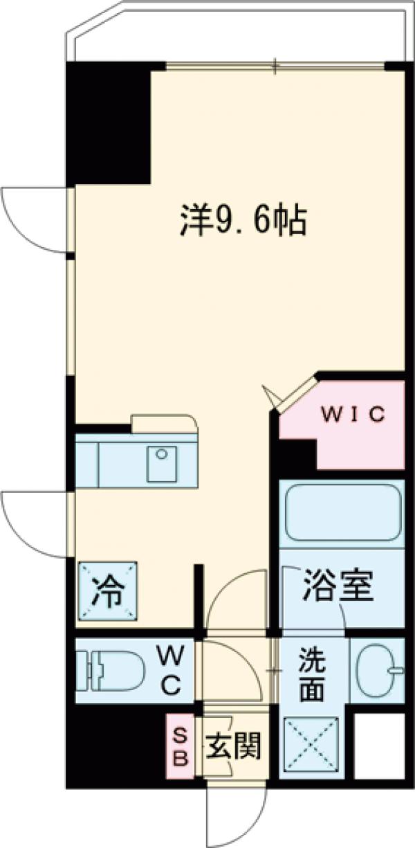 Aqua mama博多駅南の間取り