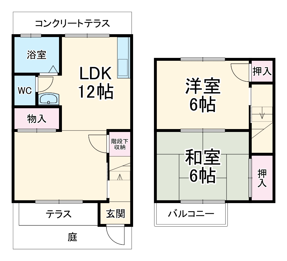 コーポラス赤見の間取り