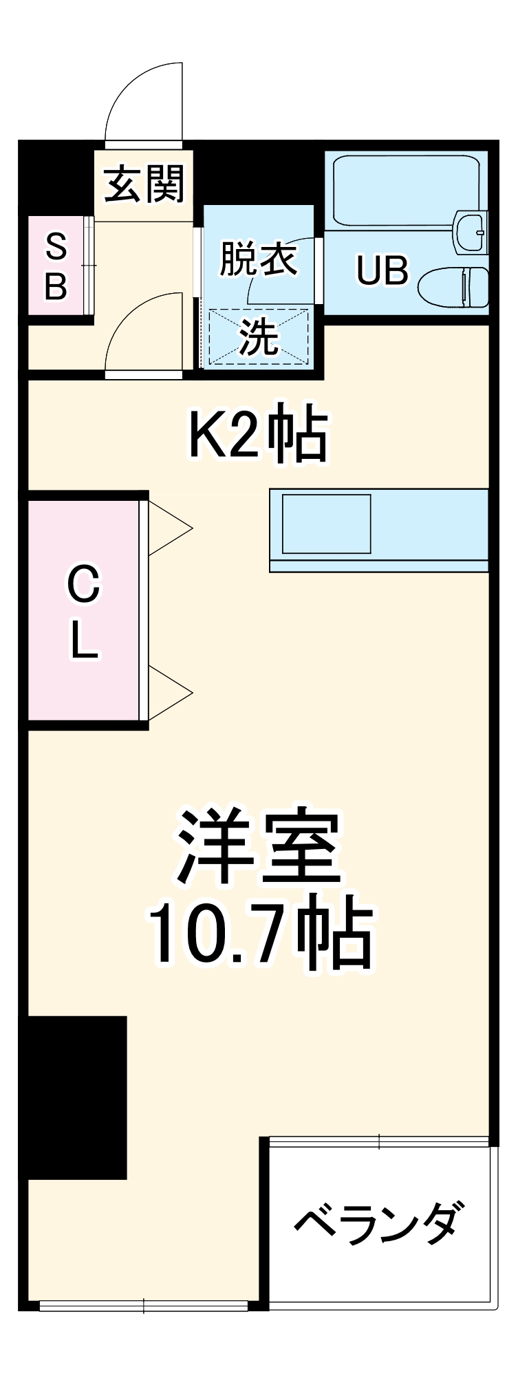 大津レジデンスの間取り
