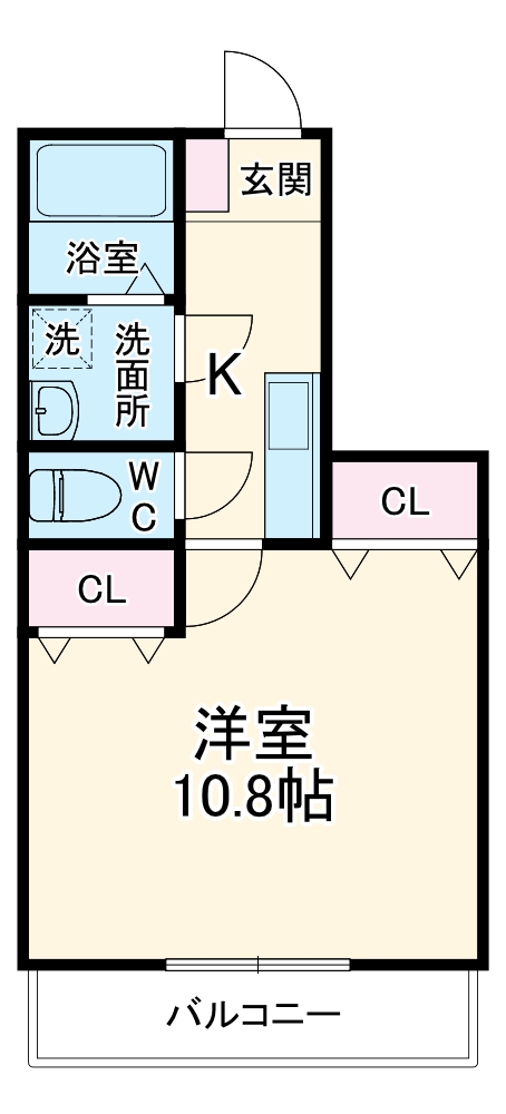 ハイツ田戸Ⅱの間取り