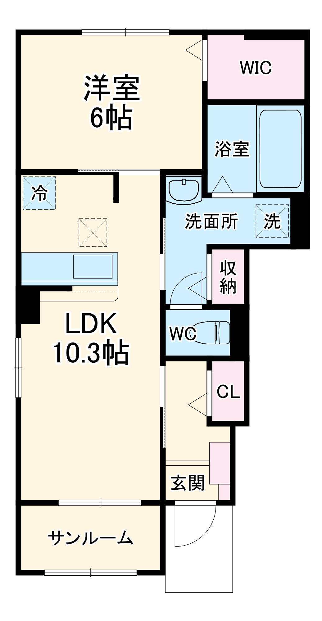 トレノ カーサ Ⅱの間取り