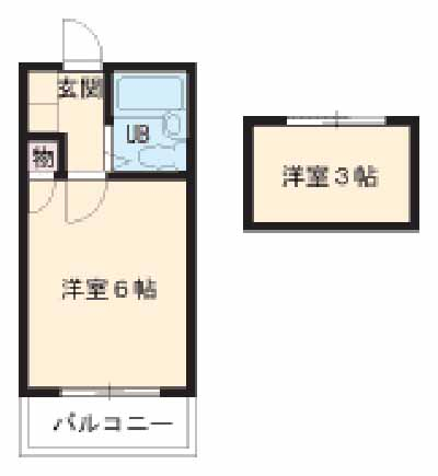 シャイン鳴尾の間取り