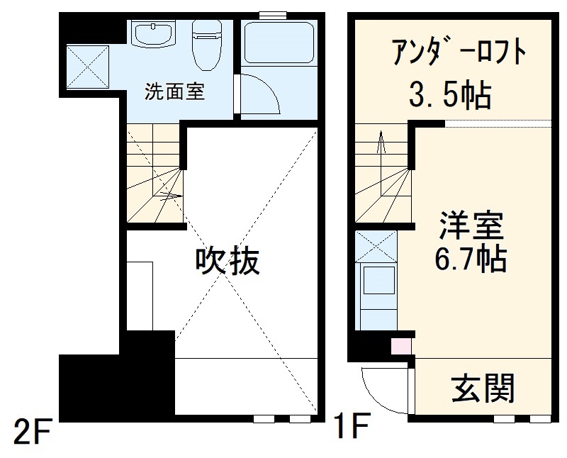 コモンツリー名駅西の間取り