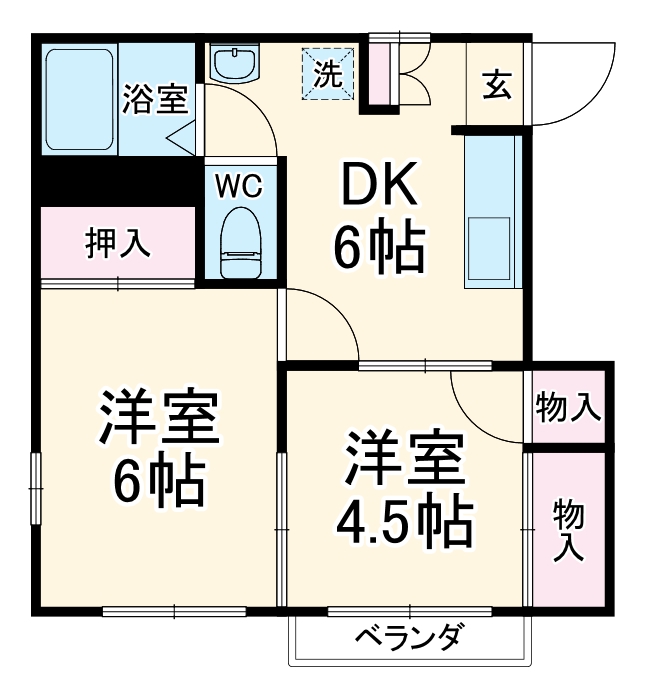 ブリーゼ美郷台の間取り