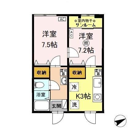 NF・コープIIの間取り