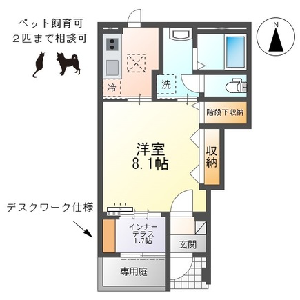 GraciaⅠ (グラシアⅠ)の間取り