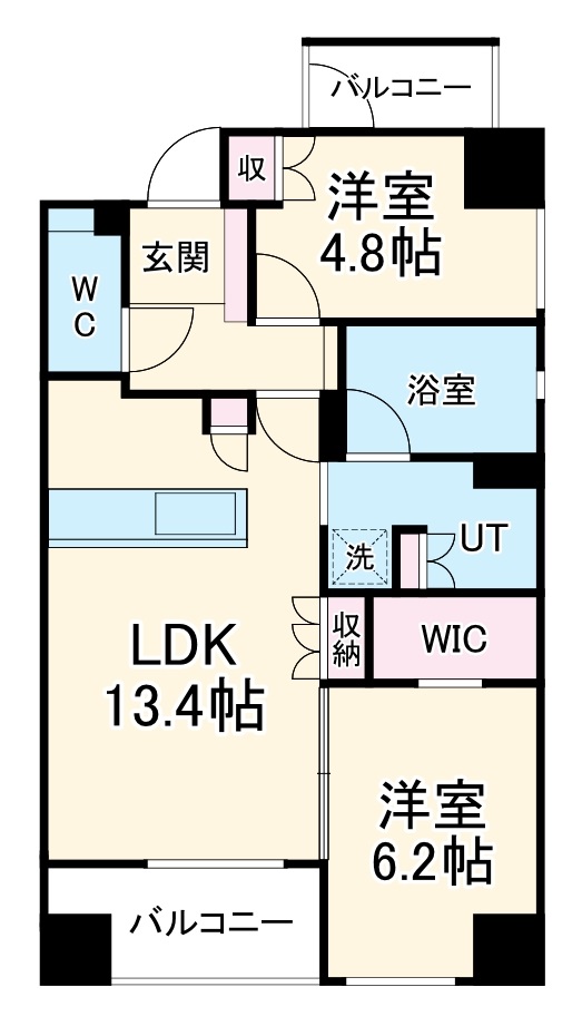 ブランズ京都烏丸御池の間取り
