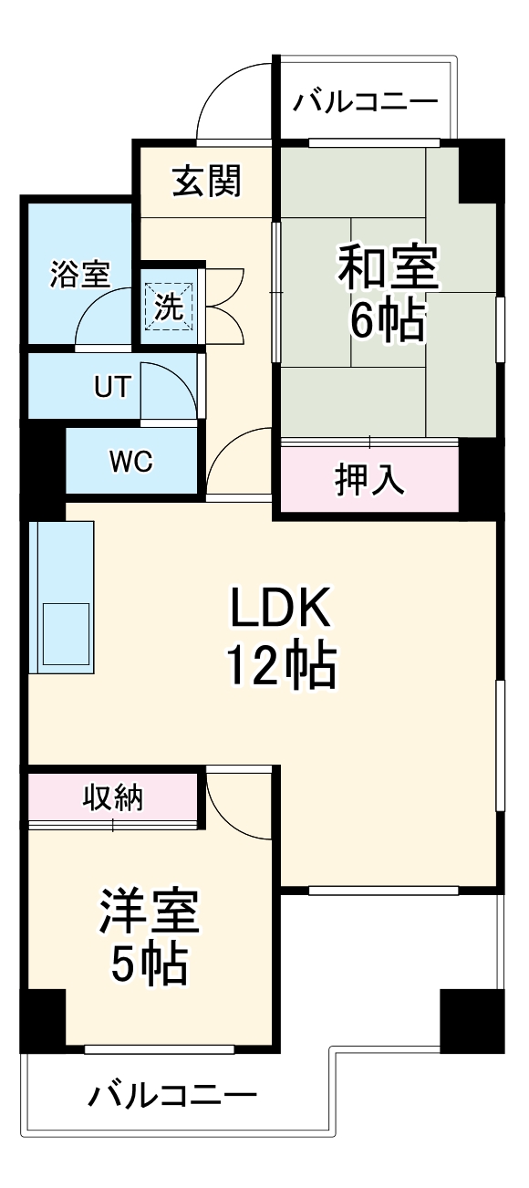 エム&エム5ビルの間取り