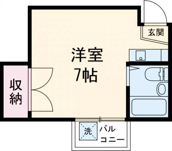 プランドール国立の間取り