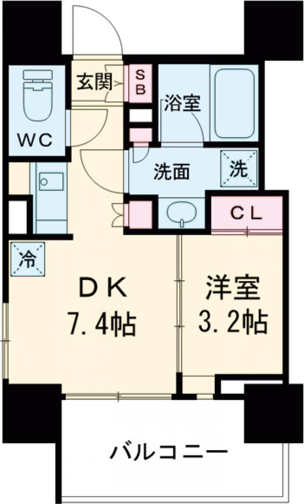 パークアクシス赤塚の間取り