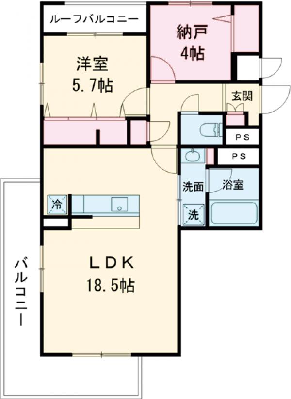 High Bright 京都桂川の間取り