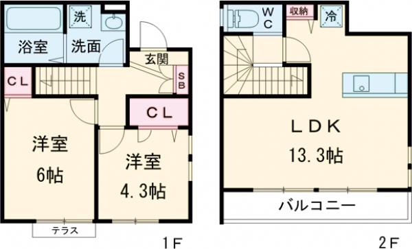 N‘s SQUAREの間取り
