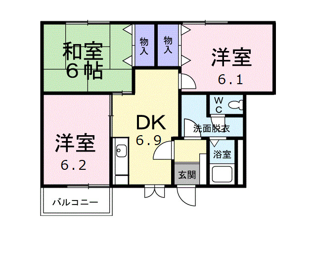 リセスレインの間取り