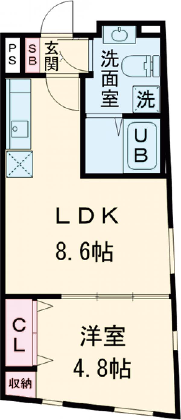 レピュア北池袋駅前レジデンスの間取り