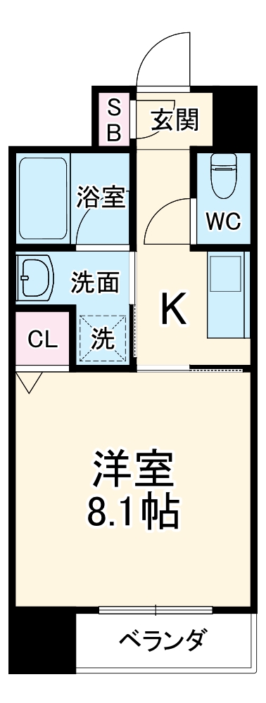 ジョイシティ二条城前の間取り