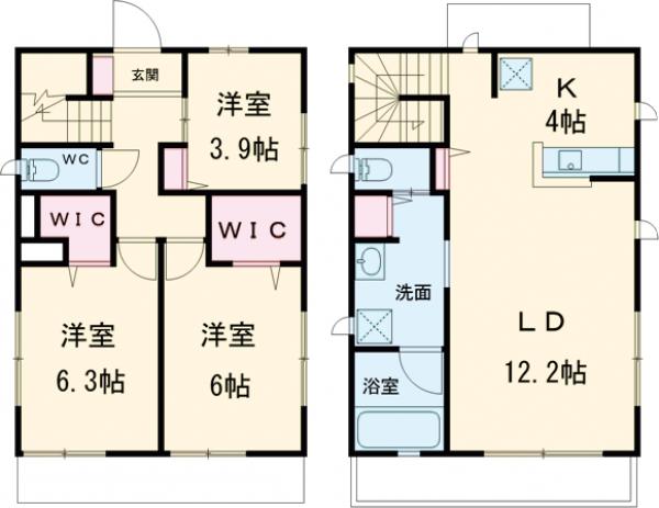 ノア ビレッヂ D棟の間取り