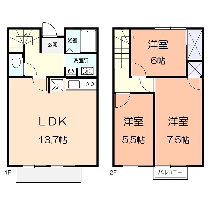 ハイツ髙梨の間取り