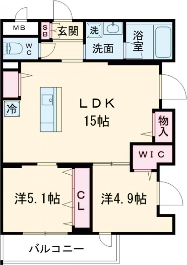 DOLCEの間取り